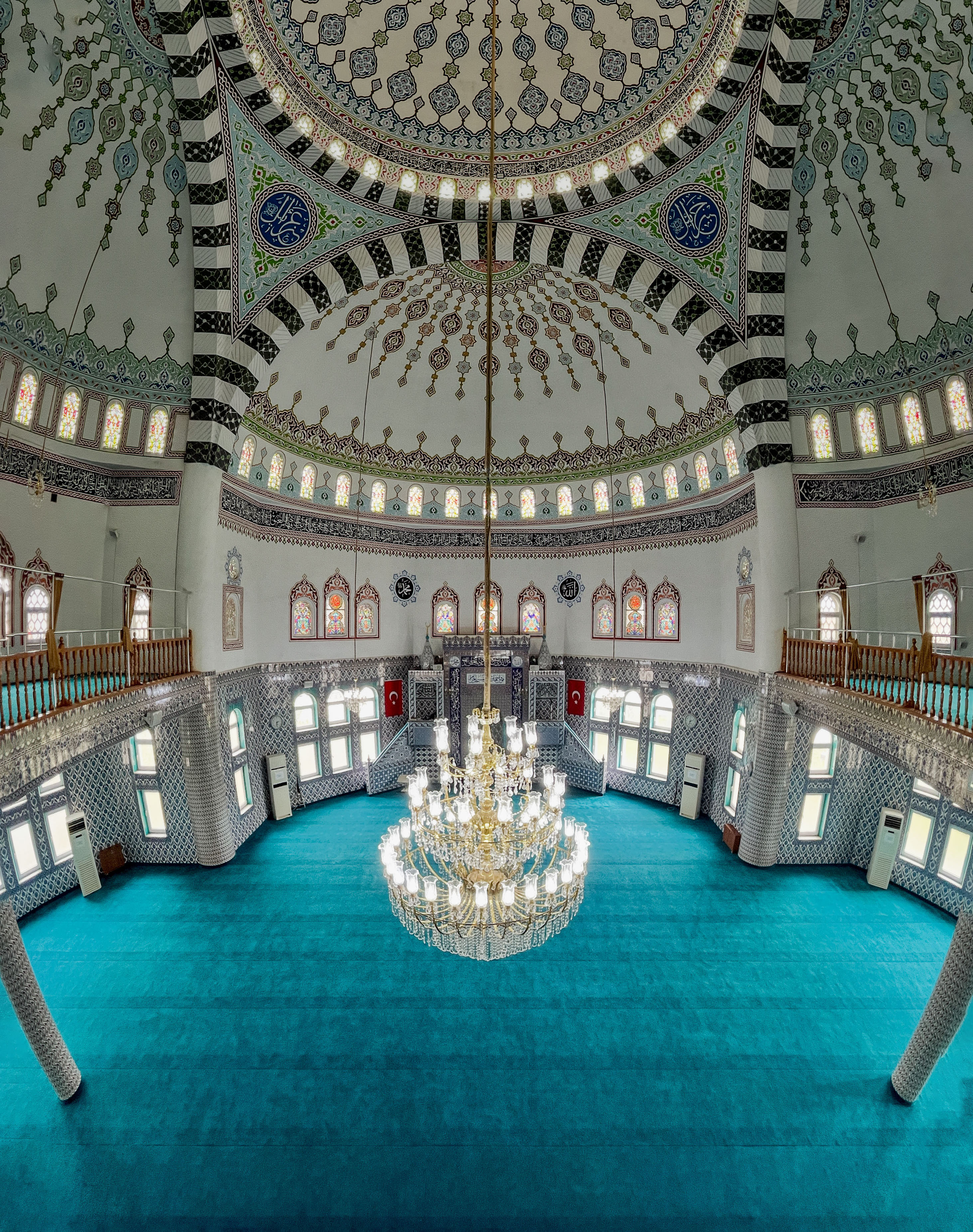 Turkuaz Akrilik Cami Halısı | Fatih Cami Halısı